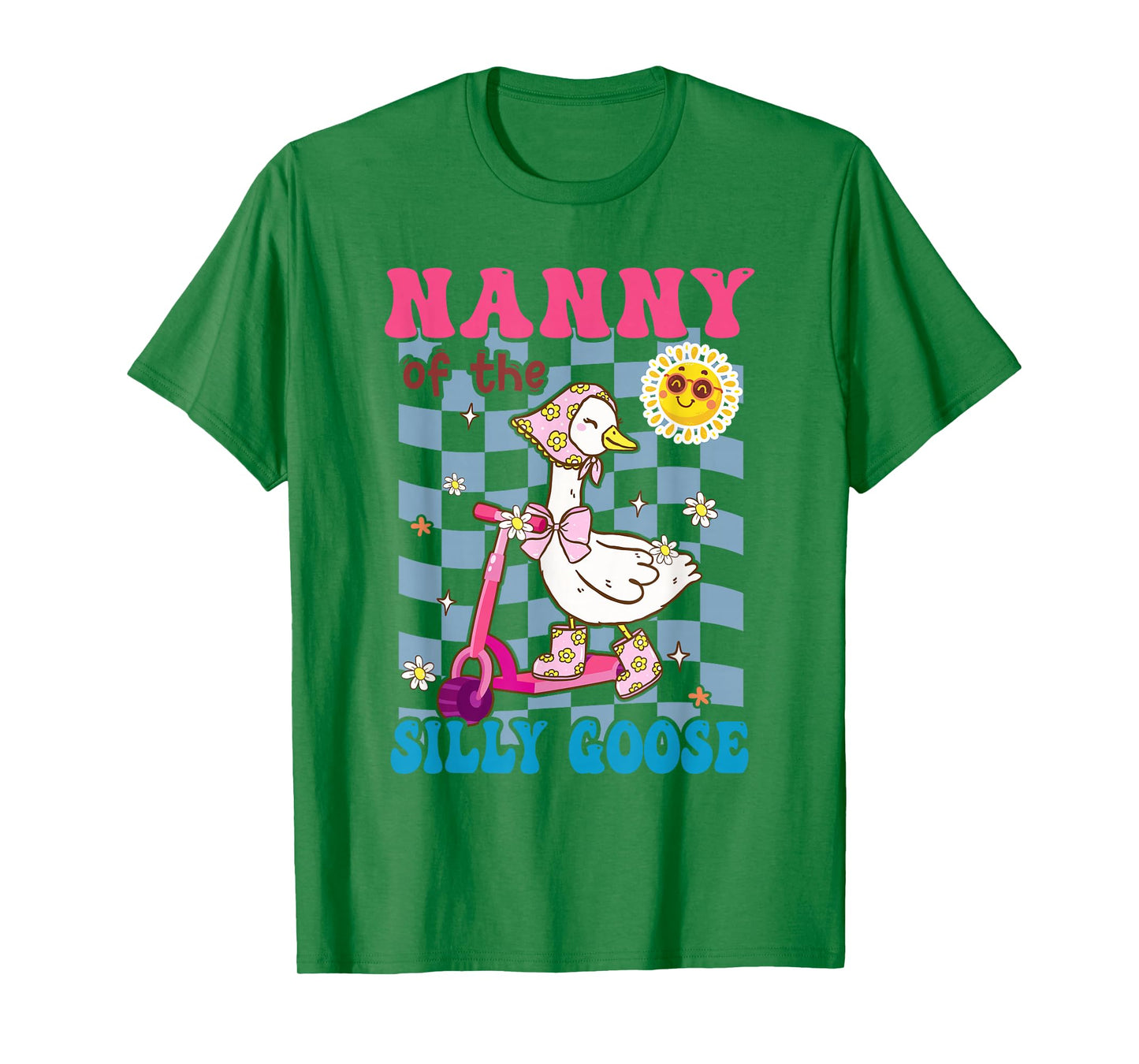 Nanny of The Silly Goose First Birthday Family Matching T-Shirt