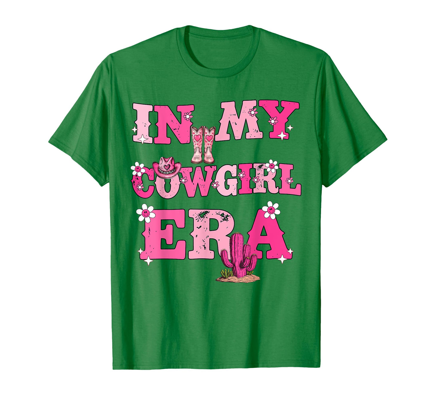 In My Cowgirl Era Retro Groovy Western Rodeo Cowgirl Cute T-Shirt