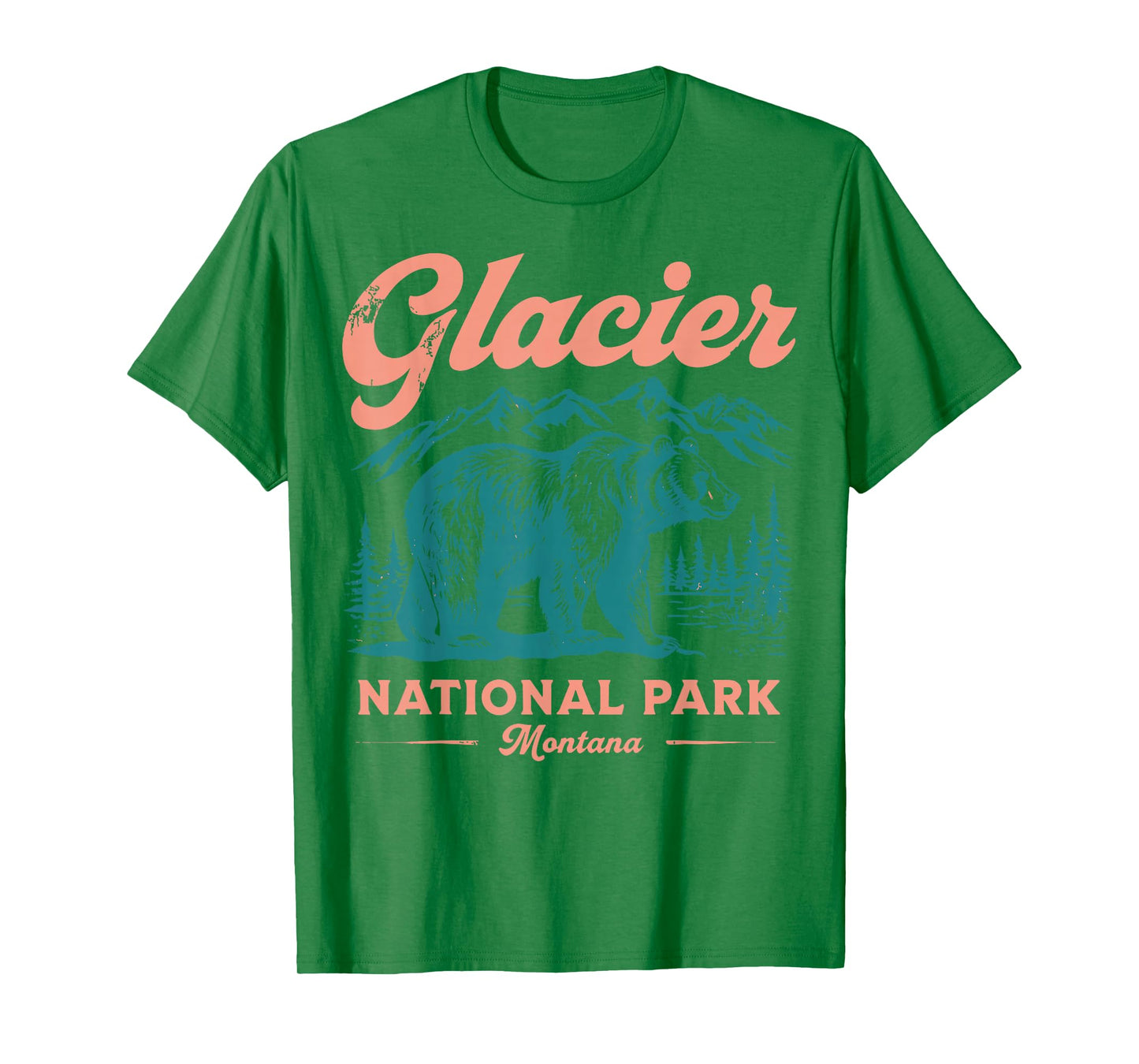 Glacier National Park retro T-Shirt