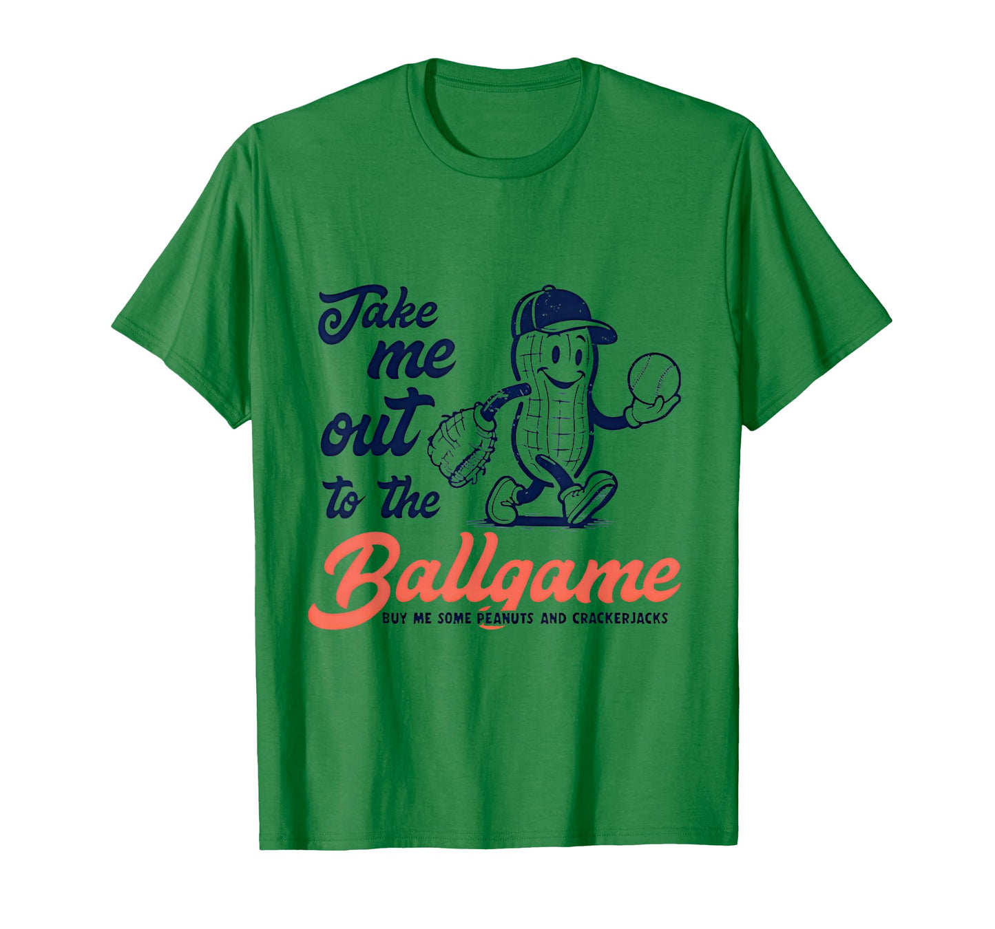 Funny Peanuts Take Me Out To The Ball Game Baseball T-Shirt