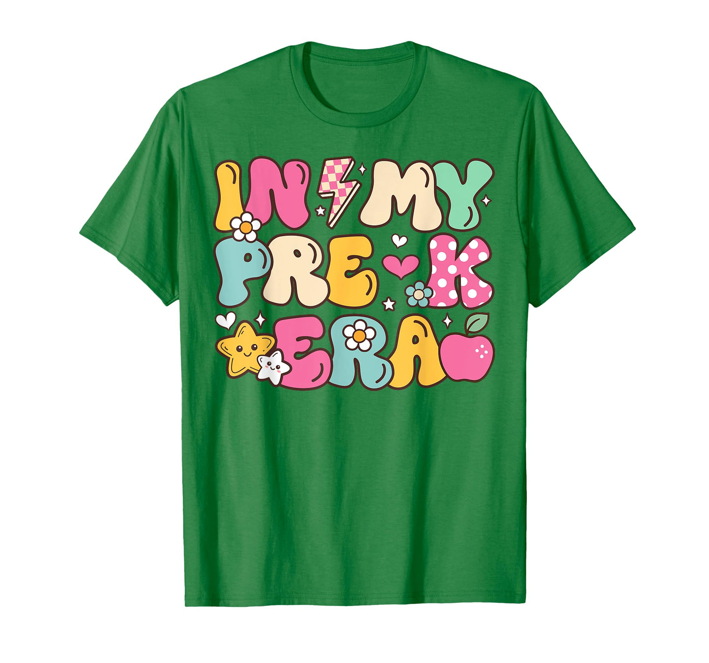 In My Pre-K Era Girl Back To School Cute PreSchool Teacher T-Shirt