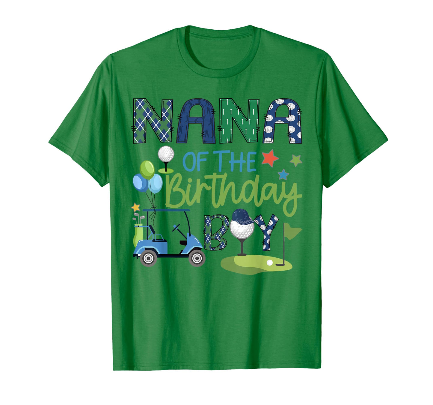 Nana Of The Birthday Boy Hole in One Golf Sport T-Shirt