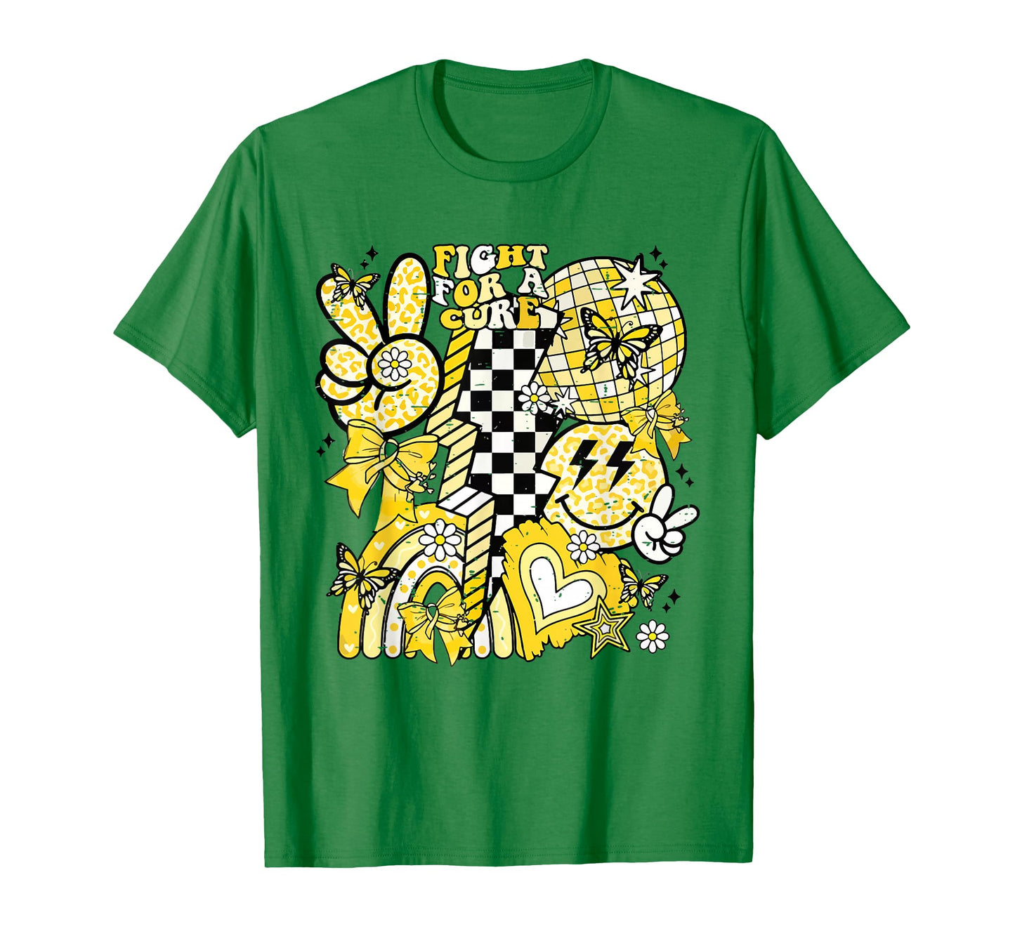 Fight for A Cure in September We Wear Gold Childhood Cancer T-Shirt