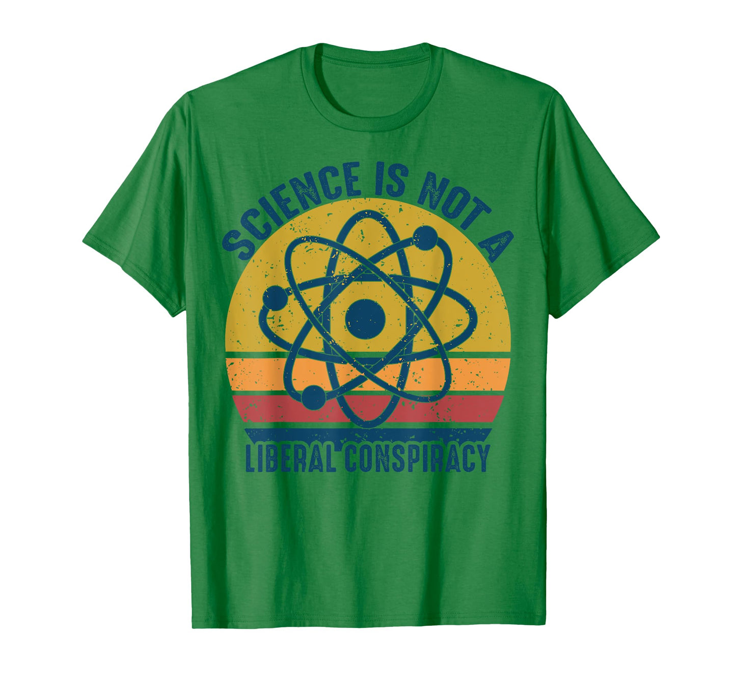 Retro Vintage Science Is Not a Liberal Conspiracy Political T-Shirt