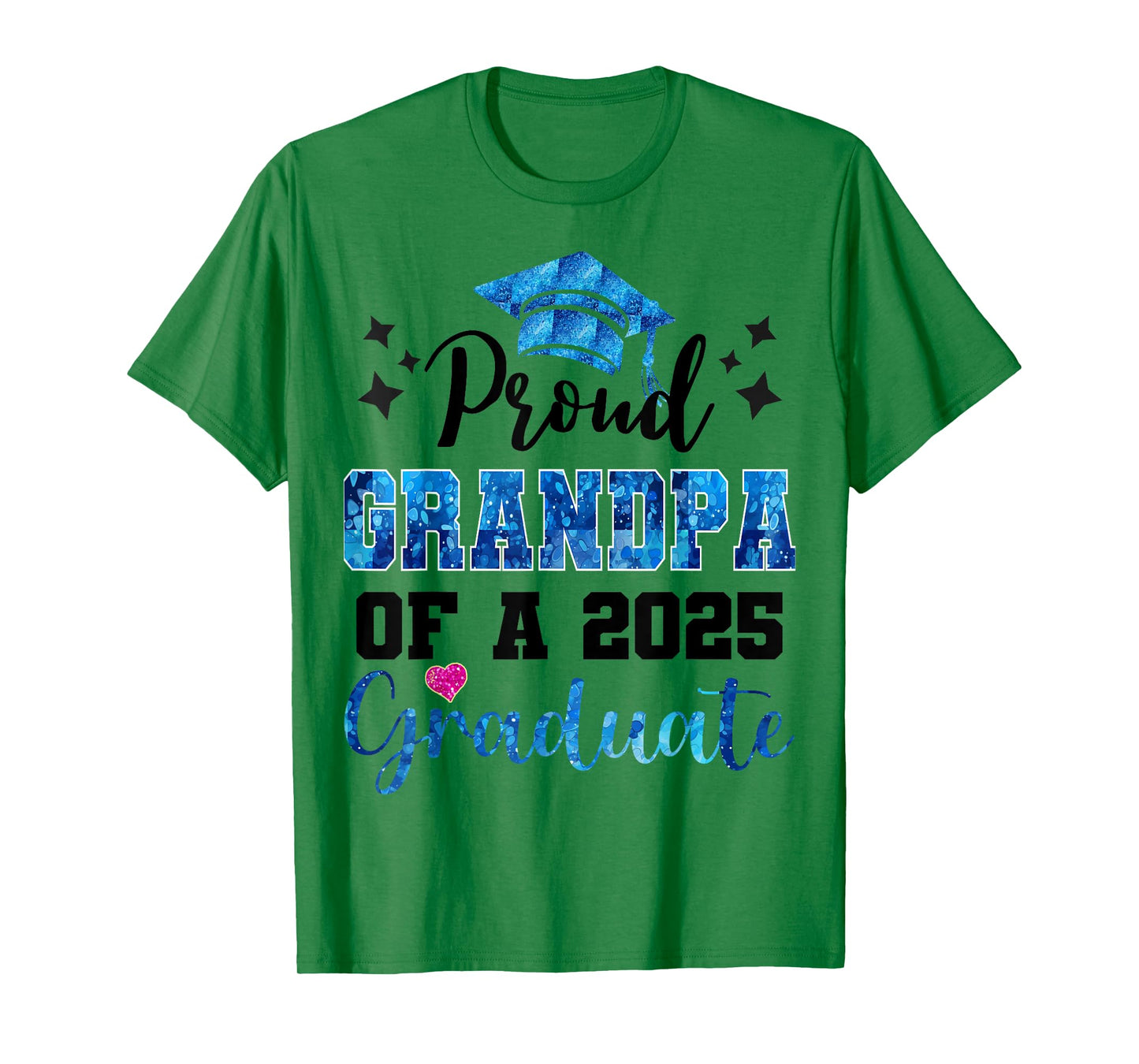 Super Proud Grandpa of 2025 Graduate Graduation Family T-Shirt
