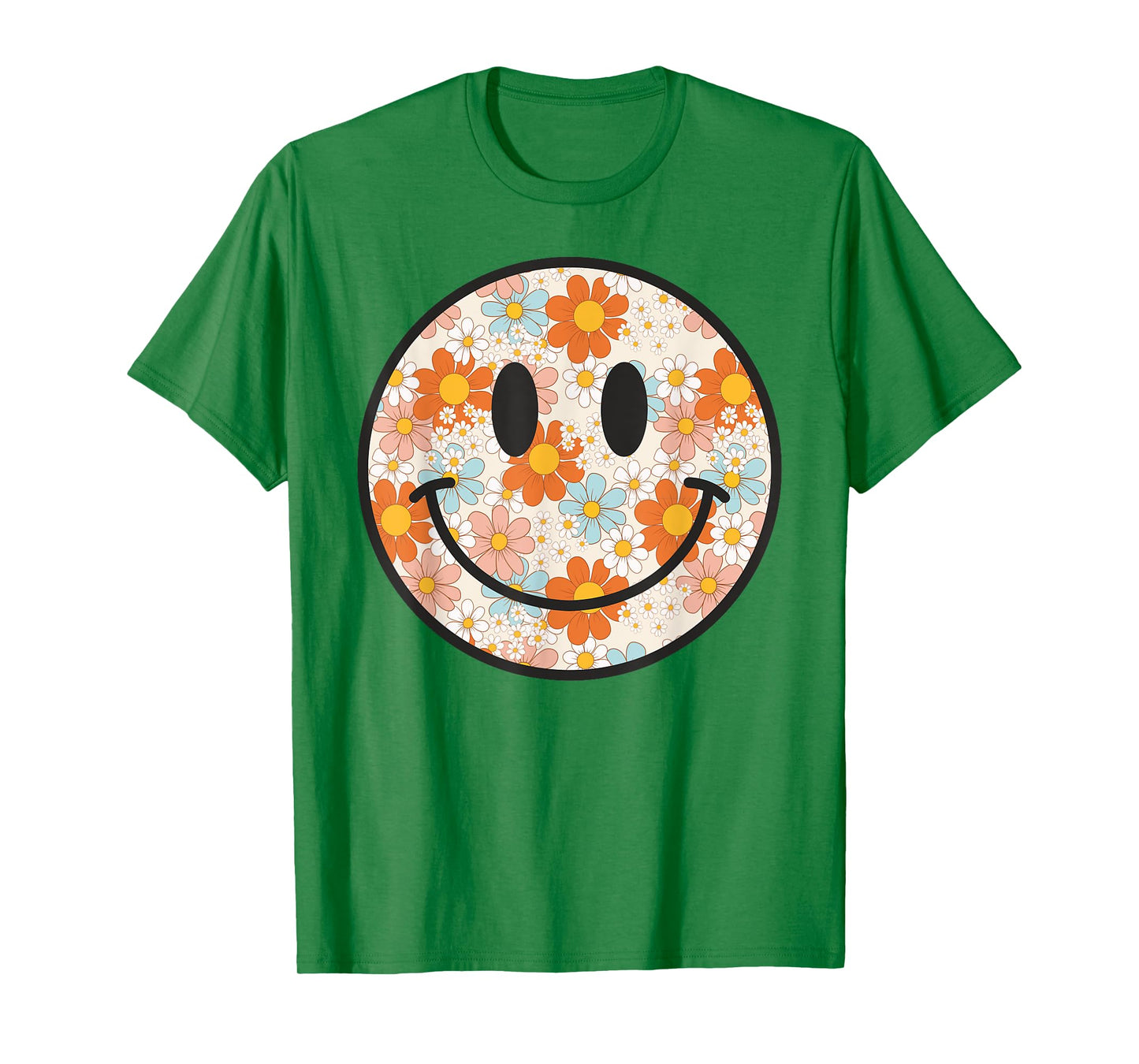 Happy Retro Daisy Smile Face Preppy Aesthetic Men Women Kids T-Shirt