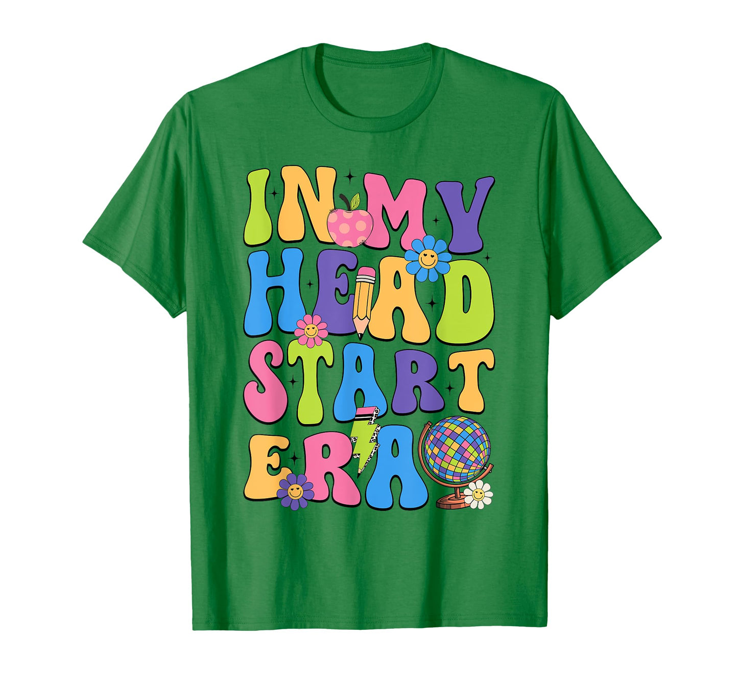 Groovy In My Head Start Era Headstart First Day Of School T-Shirt