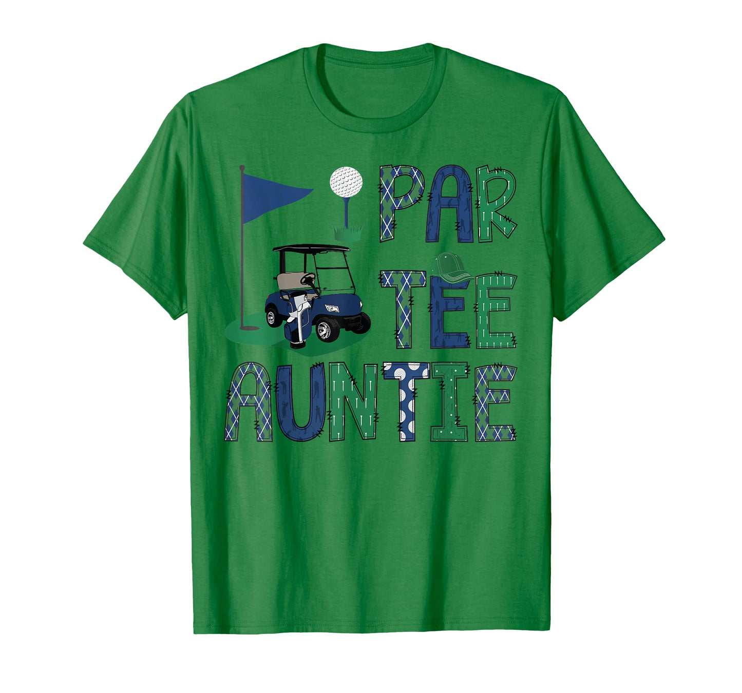 Par-Tee Auntie Golf Lover Birthday Party Family Matching T-Shirt