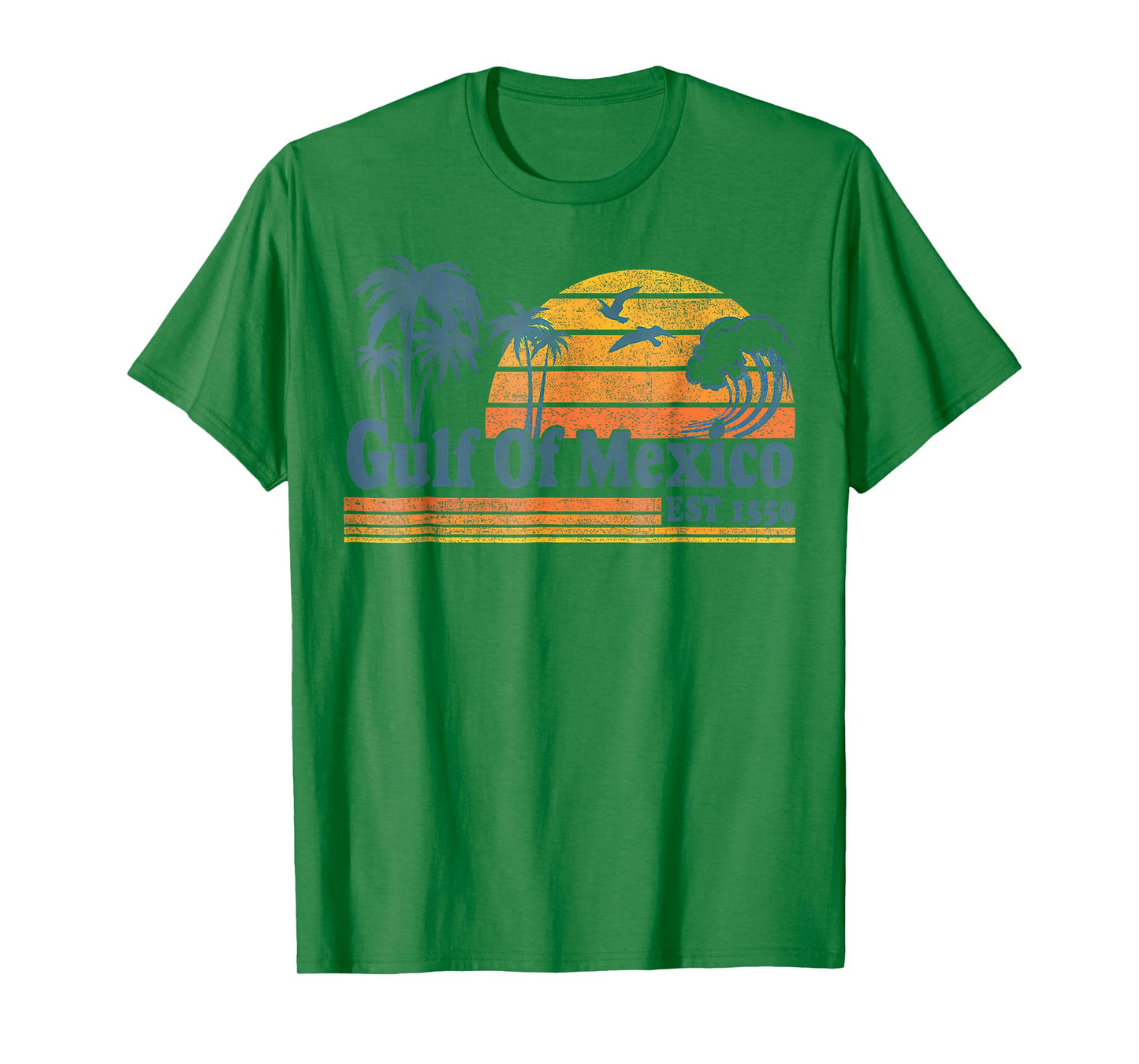 Gulf of Mexico Est 1550 Retro Vintage Beach Gulf of Mexico T-Shirt