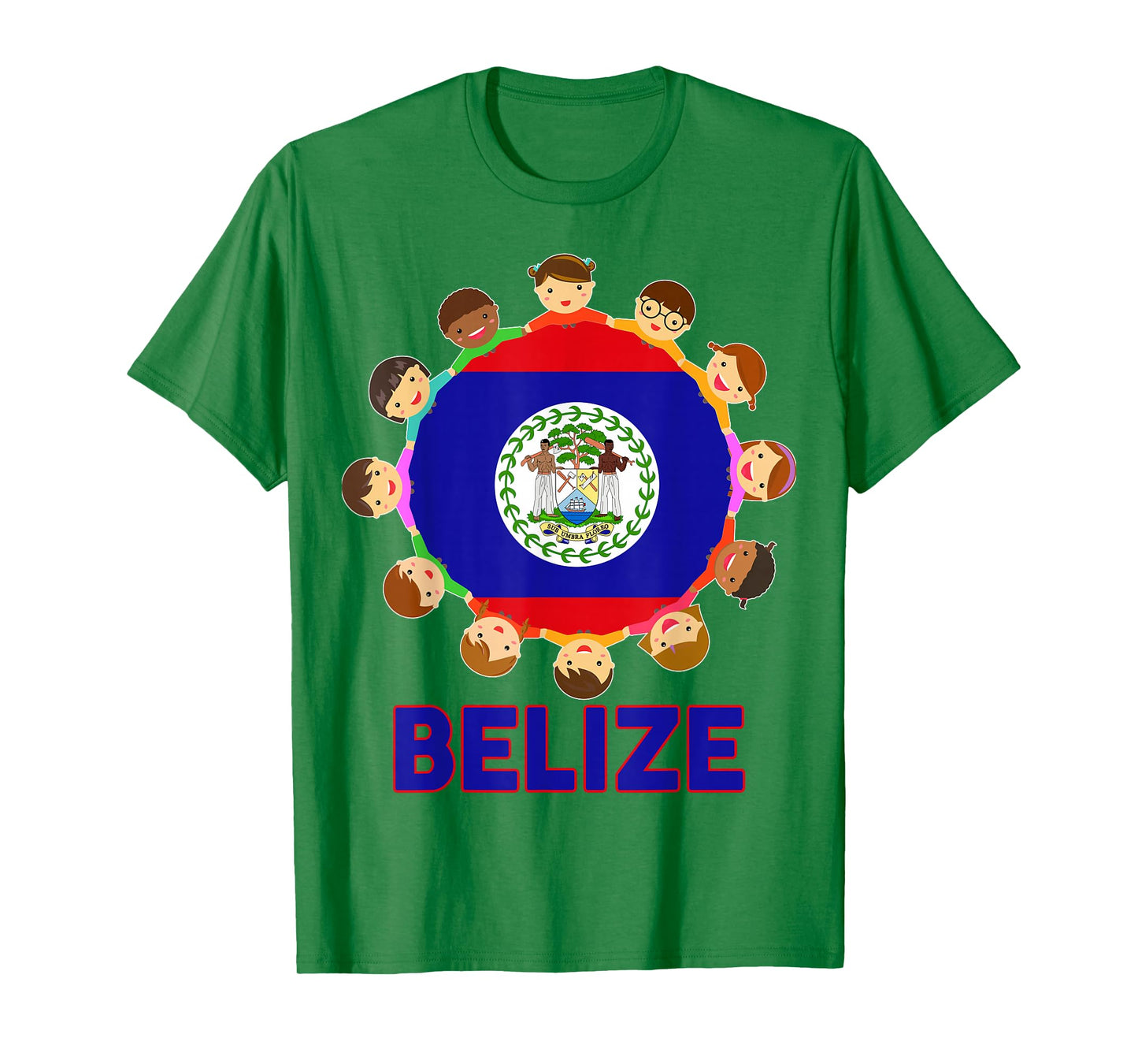Toddler Belize-Shirt Flag Belizean Hispanic Heritage Kid Men T-Shirt