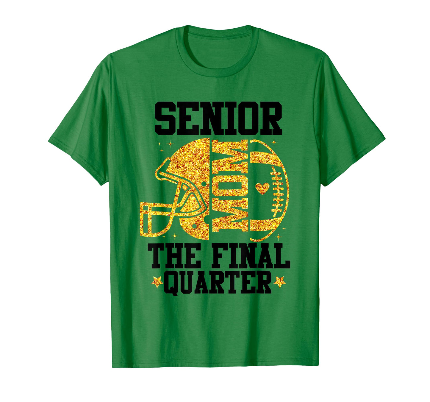 Football Senior Mom 2026 The Final Quarter Football Fan T-Shirt
