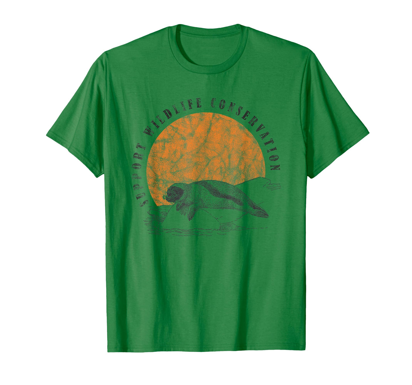 Vintage Wildlife Conservation Baby Seal Lover Gift T-Shirt