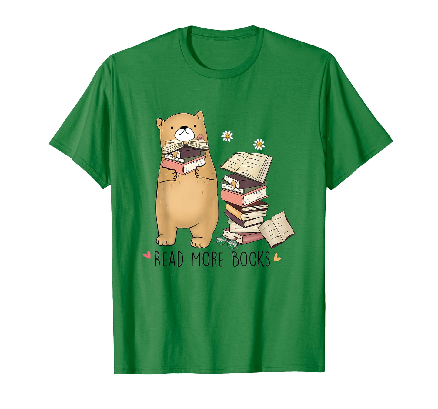 Read More Books Reading Book Lovers Bear T-Shirt