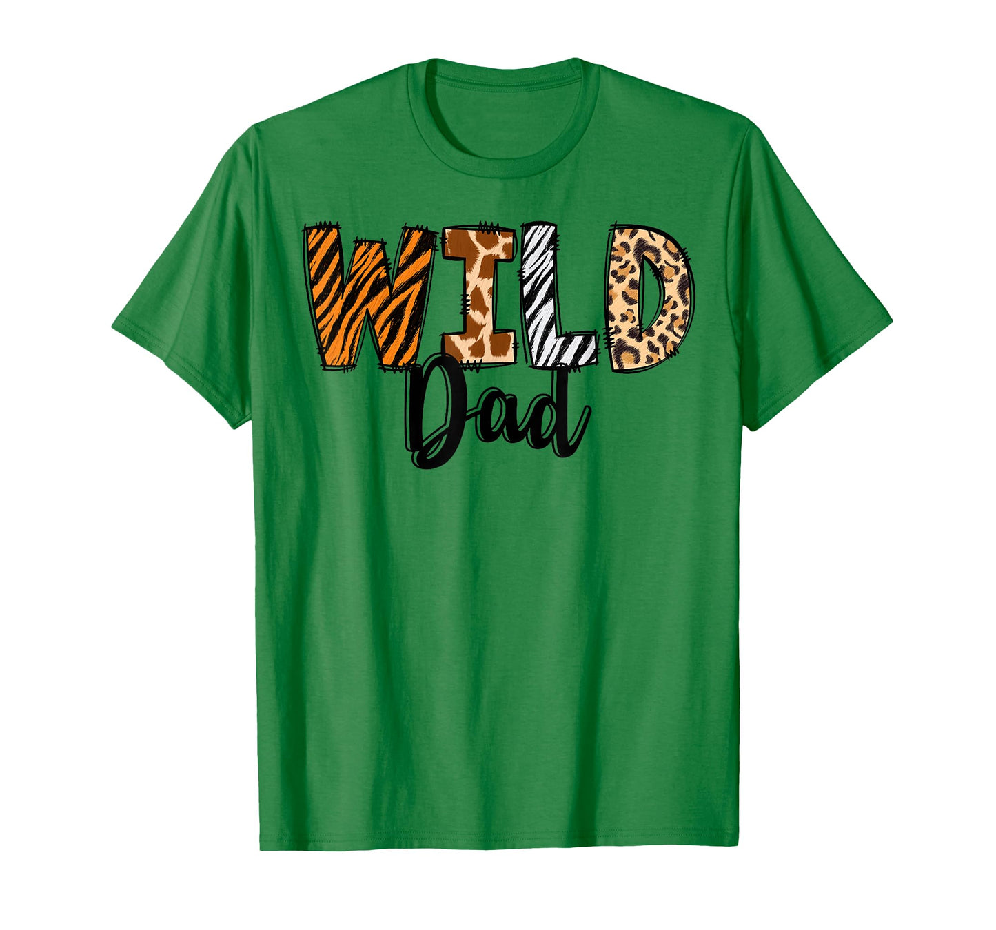 Wild Dad Zoo Born Two Be Wild B-day Safari Jungle Animal T-Shirt