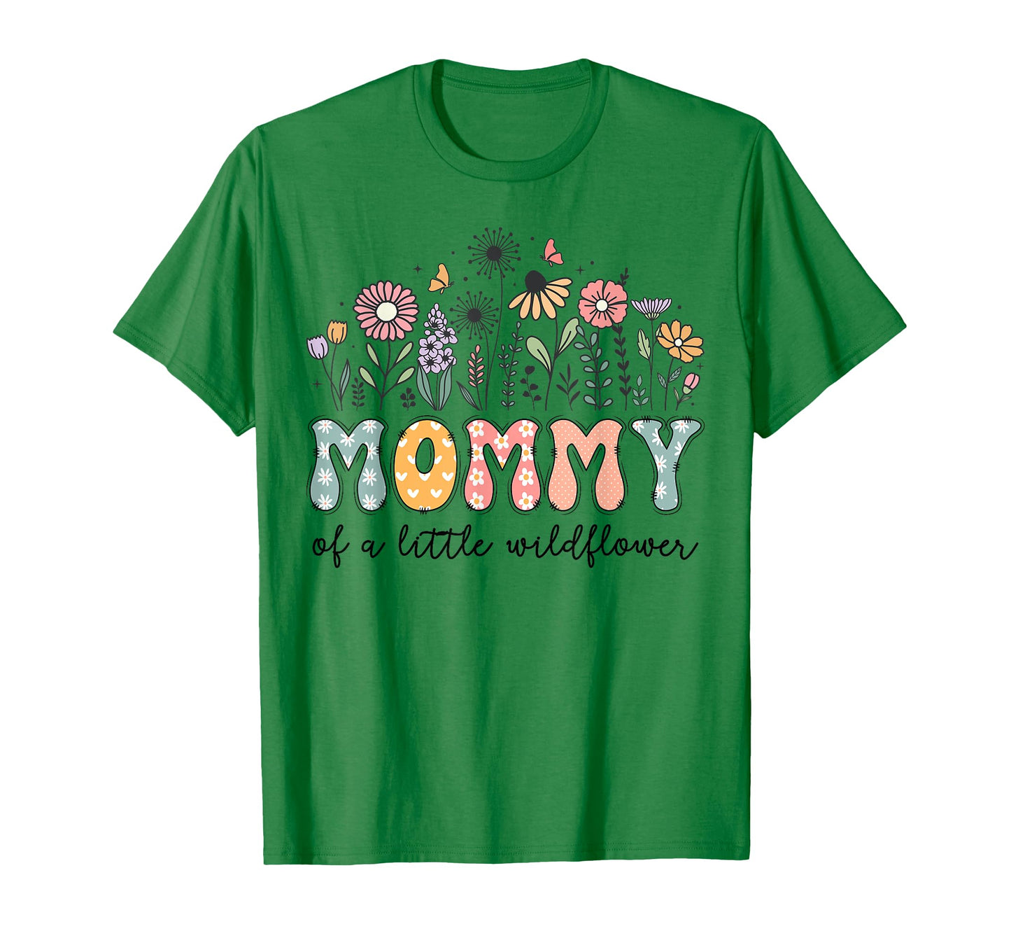 Mommy Of The Little Wildflower Baby Birthday Party T-Shirt