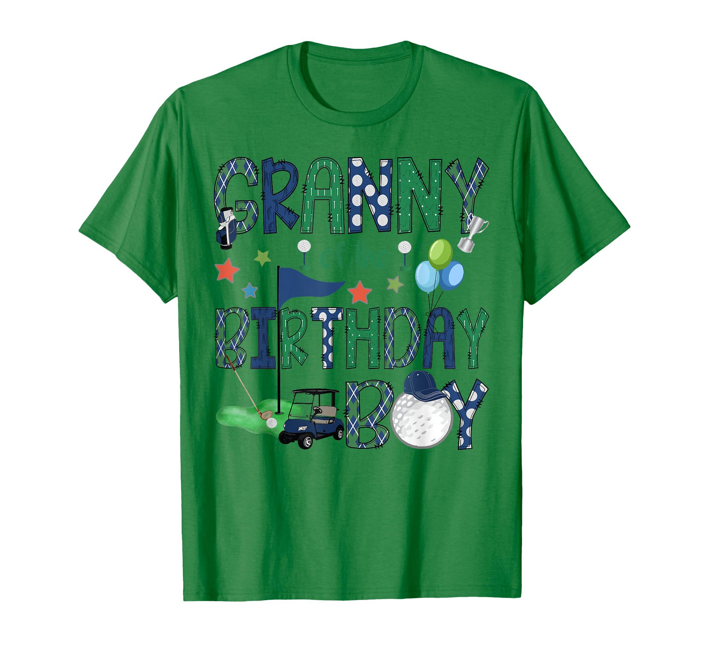 Granny Of The Birthday Boy Hole In One Golf Lover T-Shirt