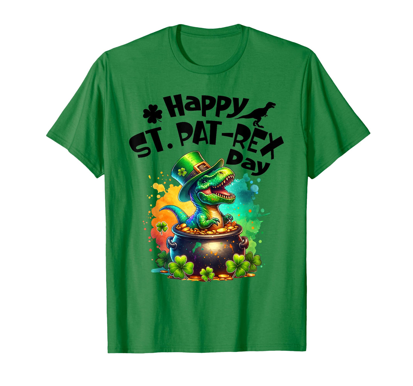 Happy St. Pat-rex Day St Patricks Day Dinosaur T-Rex Funny T-Shirt