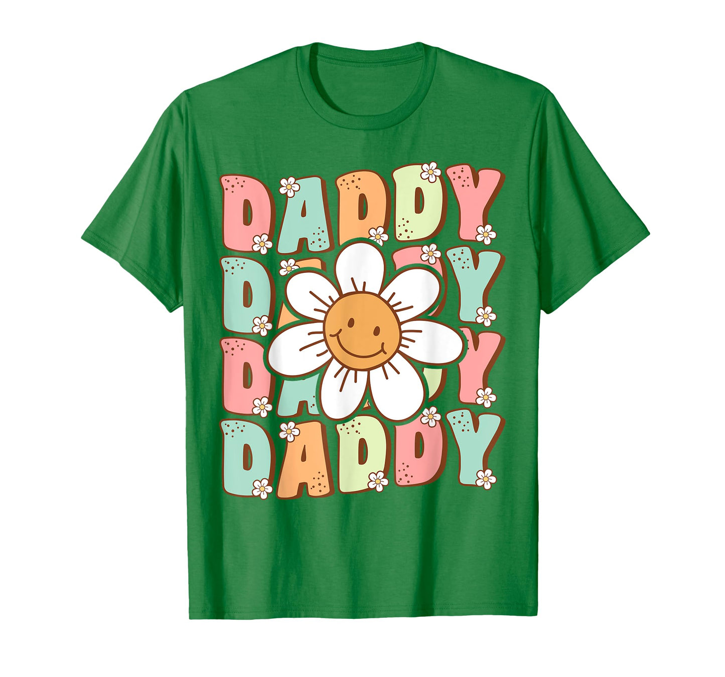 Groovy Daddy Matching Family Birthday Party Daisy Flower T-Shirt