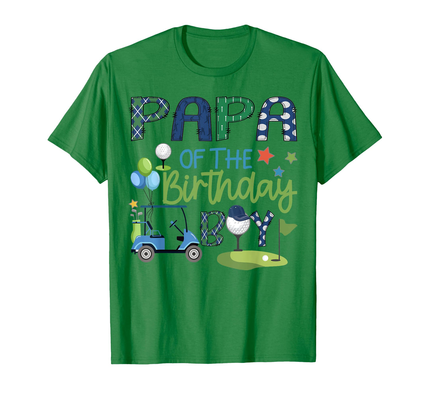 Papa Of The Birthday Boy Hole in One Golf Sport T-Shirt