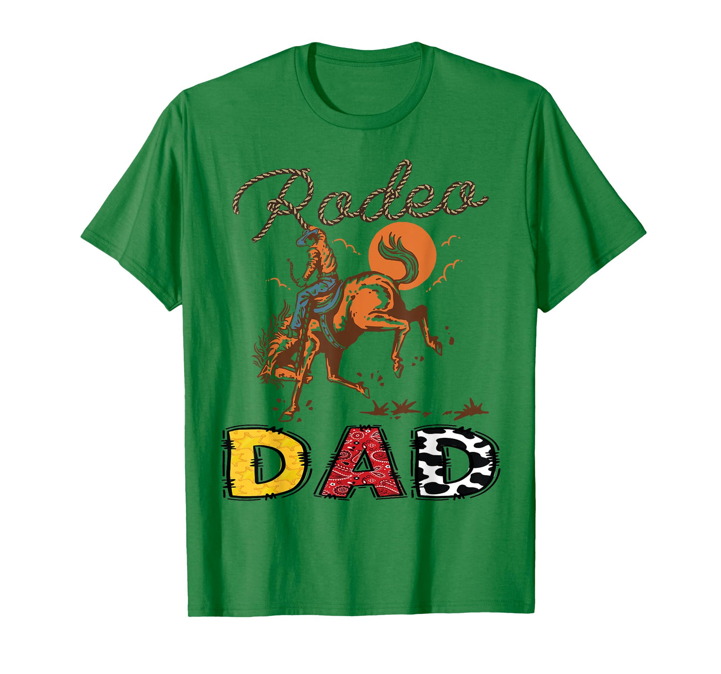 Rodeo Dad Cowboy Cowgirl Birthday Matching Family T-Shirt