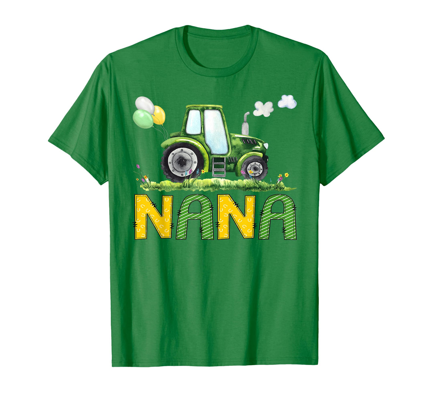 Nana of The Birthday Boy Tractor Farm Truck Matching T-Shirt
