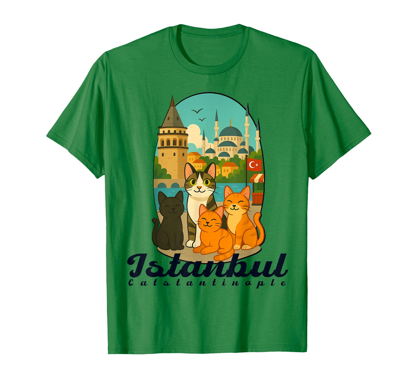 Istanbul, Turkey - Catstantinople City of Cats T-Shirt