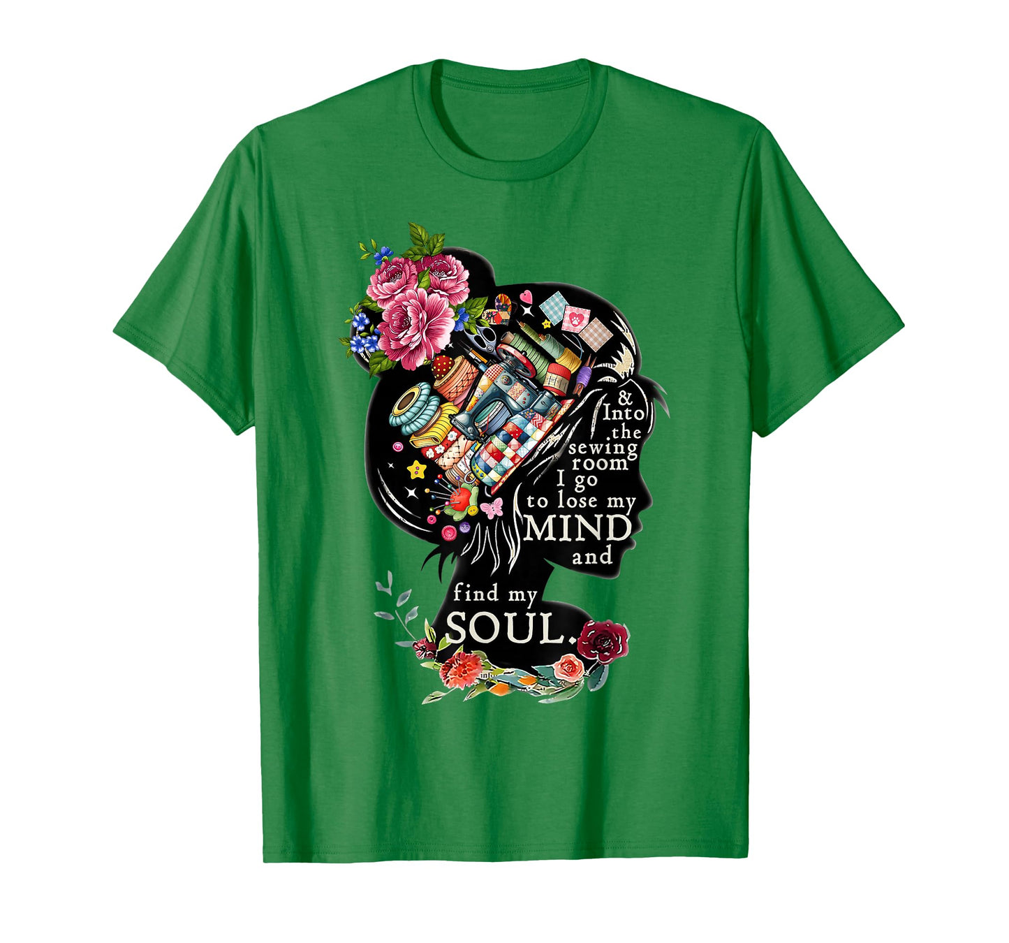 Cute Women Quilting Sewer Sewing and Into The Sewing Room T-Shirt
