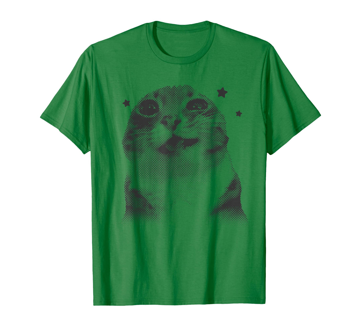 Funny Y2k Retro Cat Silly Vintage Kitten Meme Cat Lover T-Shirt