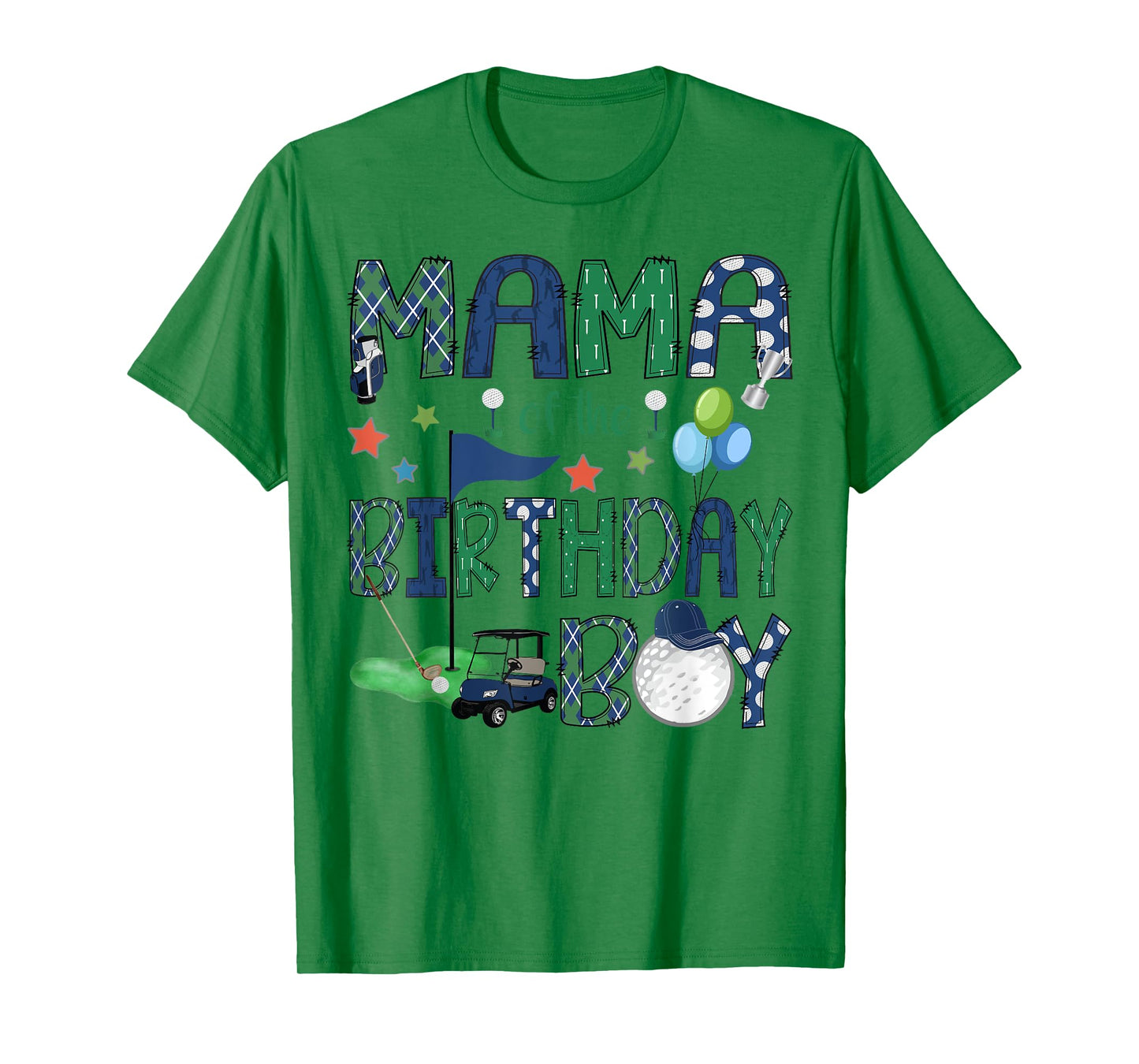 Mama Of The Birthday Boy Hole In One Golf Lover T-Shirt