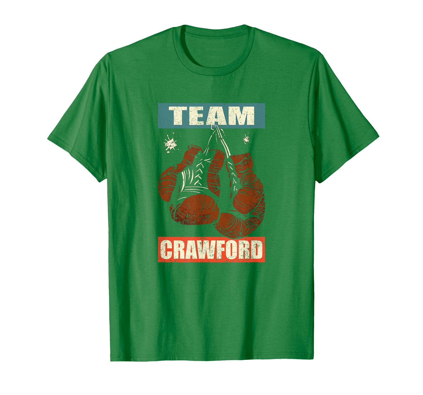 Crawford Last Name Retro Family Crawford Boxing T-Shirt