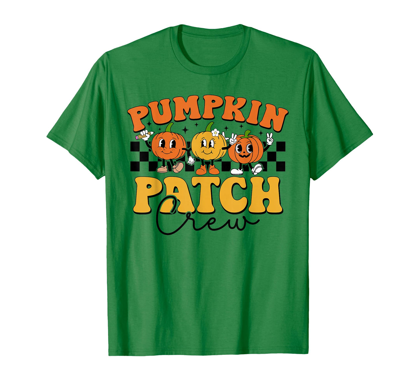 Pumpkin Patch Crew Retro Fall Autumn Thanksgiving T-Shirt