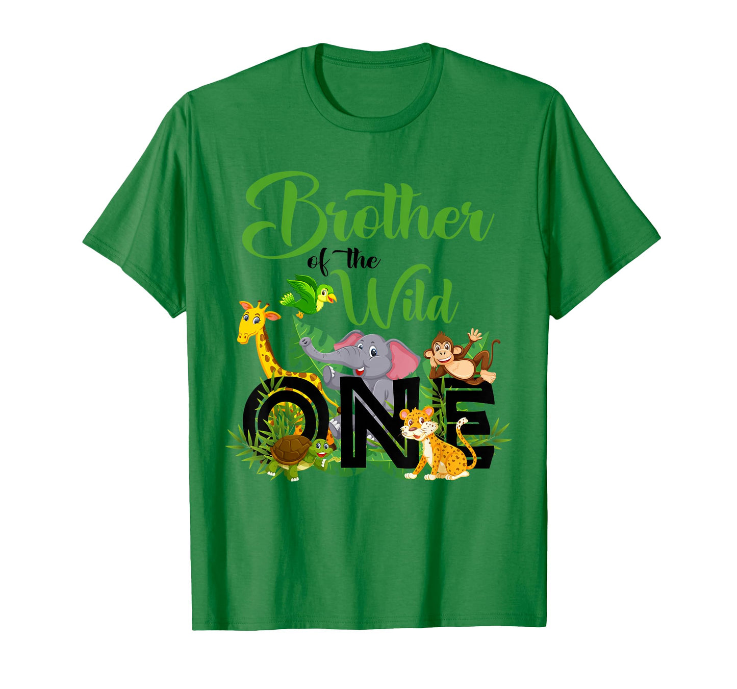 Brother Of The Wild One Birthday 1st Safari Jungle Family T-Shirt
