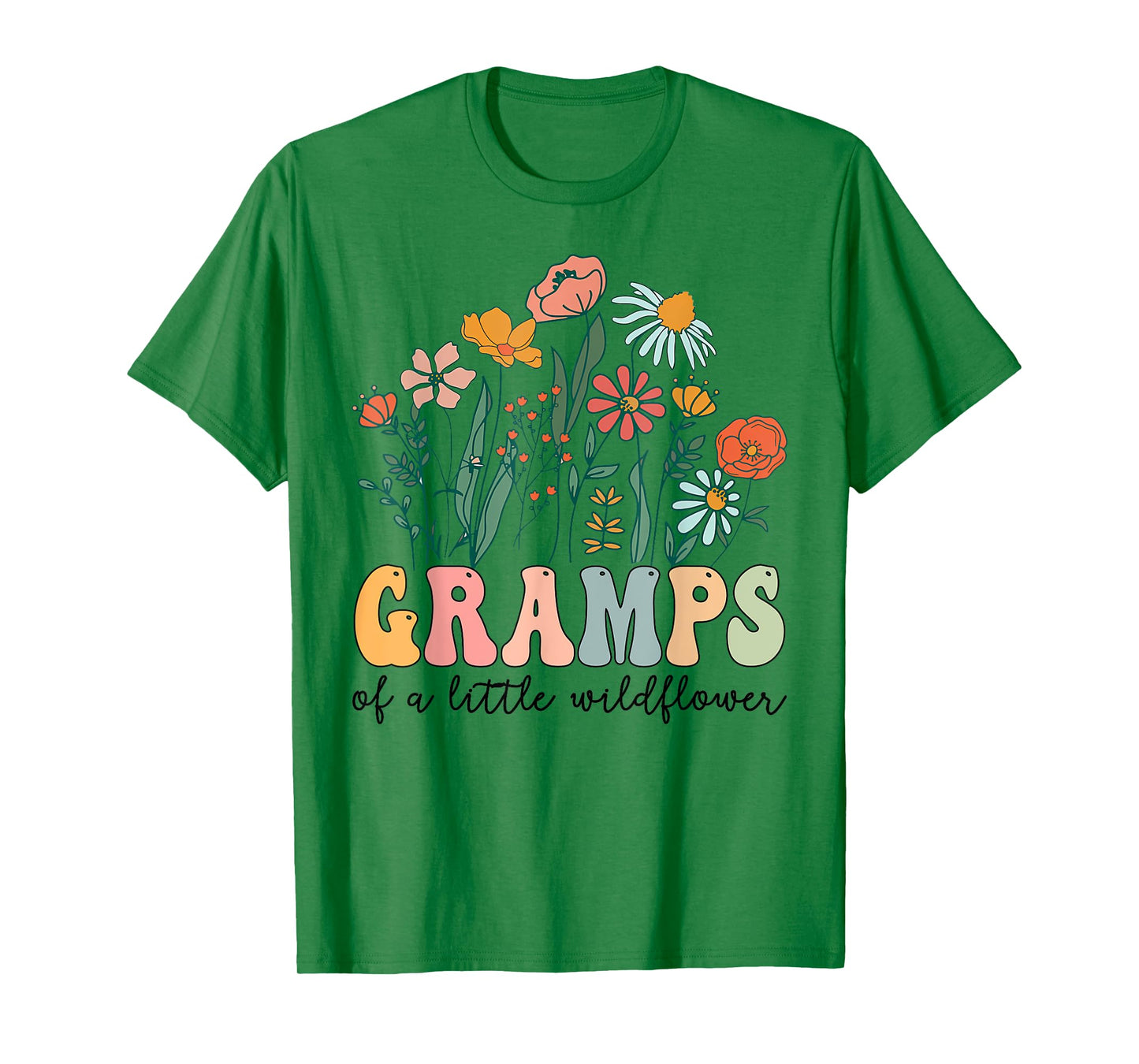 Gramps Of The Little Wildflower Birthday Party Baby Shower T-Shirt