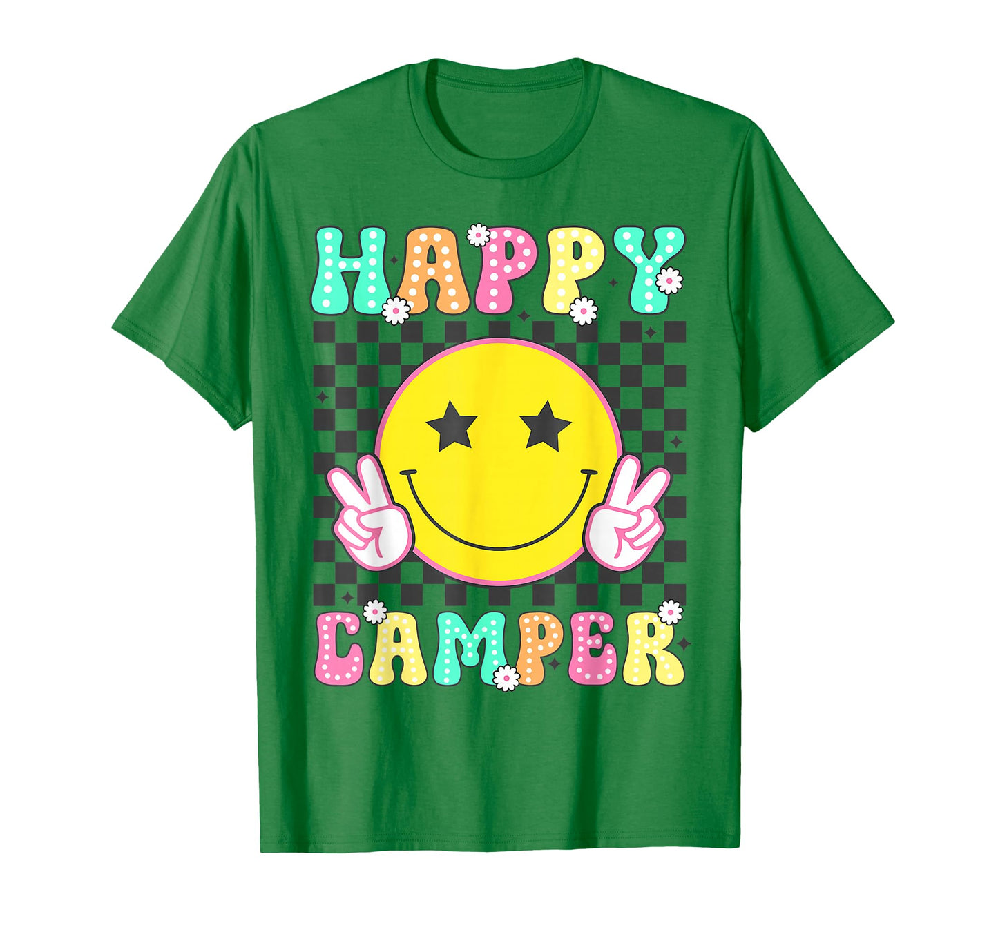 Camper Happy Summer Camp Camping for Men Women Kids T-Shirt