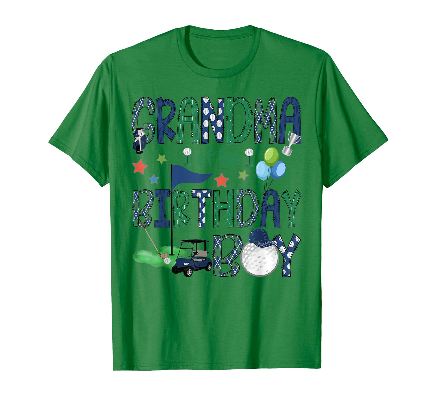 Grandma Of The Birthday Boy Hole In One Golf Lover T-Shirt
