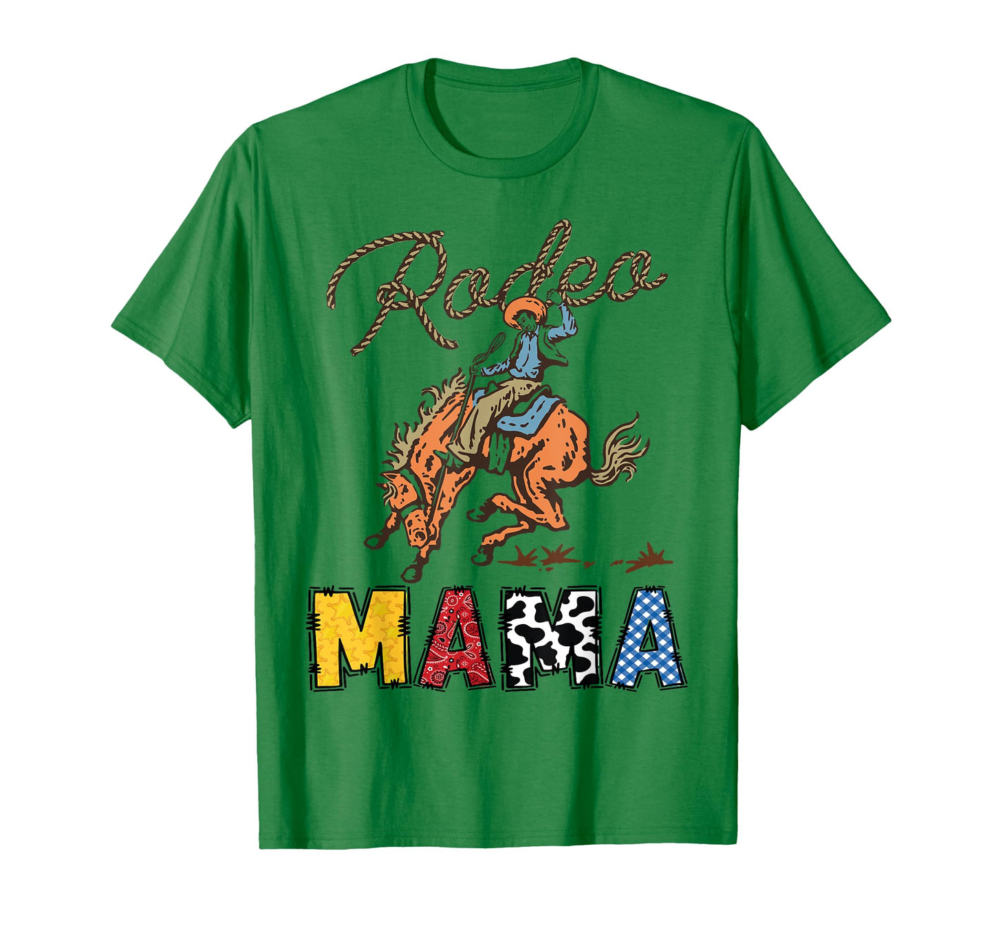 Rodeo Mama Cowboy Cowgirl Birthday Family Matching T-Shirt