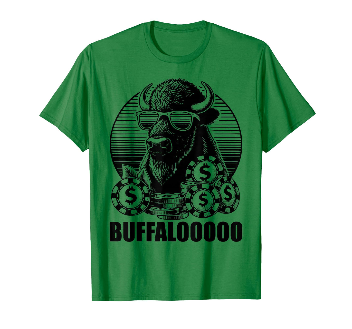 Lucky Buffalo Casino Slot Machine BUFFALOOOOO Gambling T-Shirt