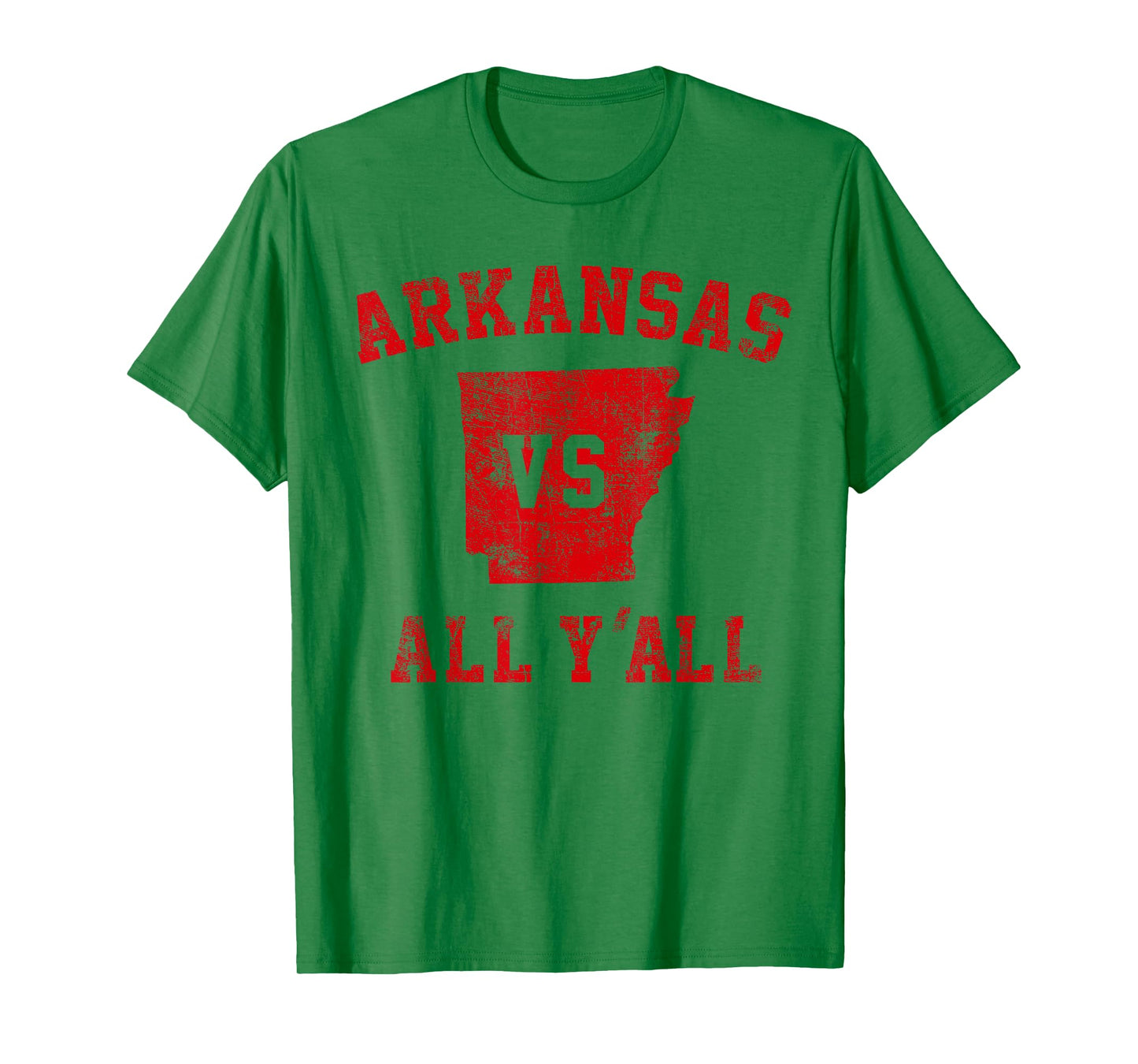 Arkansas vs All Yall for y'all Vintage Men Women T-Shirt