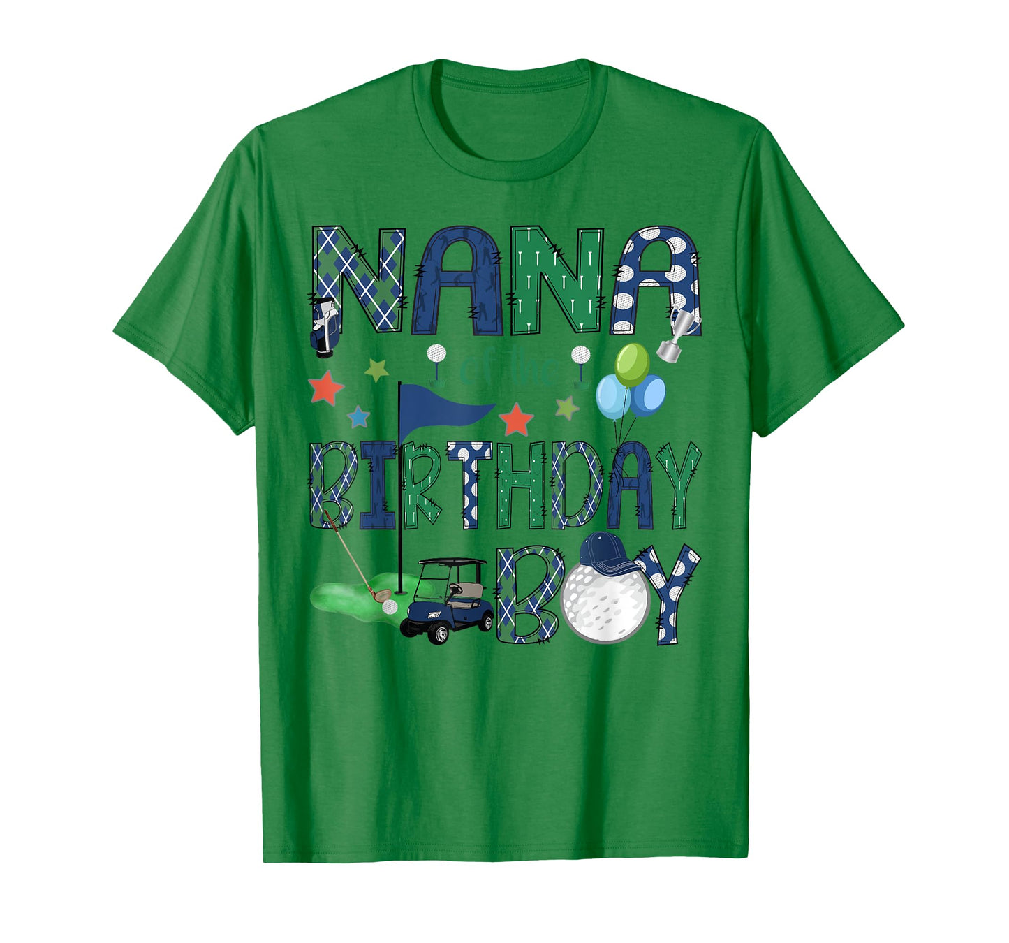 Nana Of The Birthday Boy Hole In One Golf Lover T-Shirt