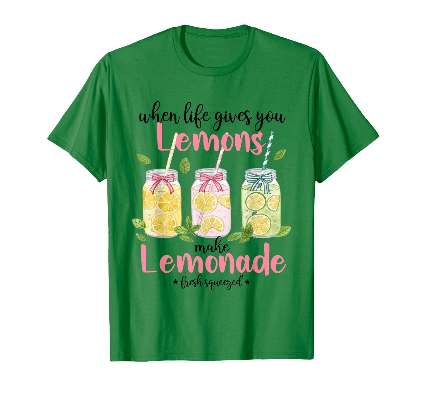When Life Gives You Lemons Make Lemonade Fruit Summer Vibes T-Shirt