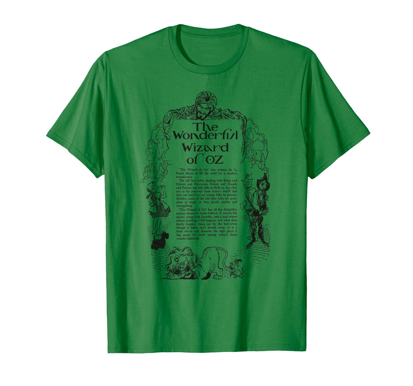 Oz Book Dorothy Toto Lion Scarecrow Oz Tin Man Wizard of OZ T-Shirt
