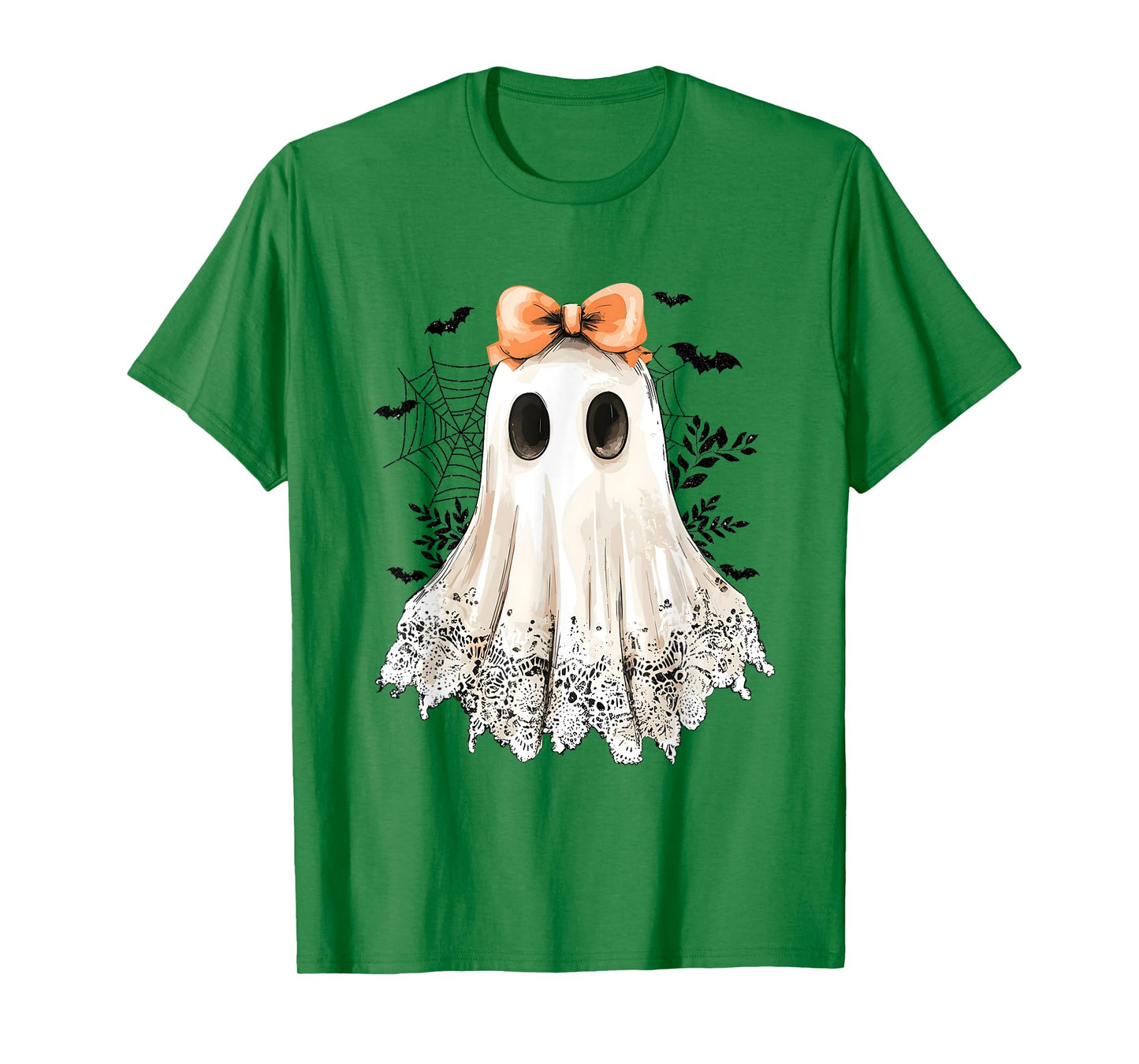 Coquette Lace Ghost Boo In Boojee Halloween Spooky Season T-Shirt