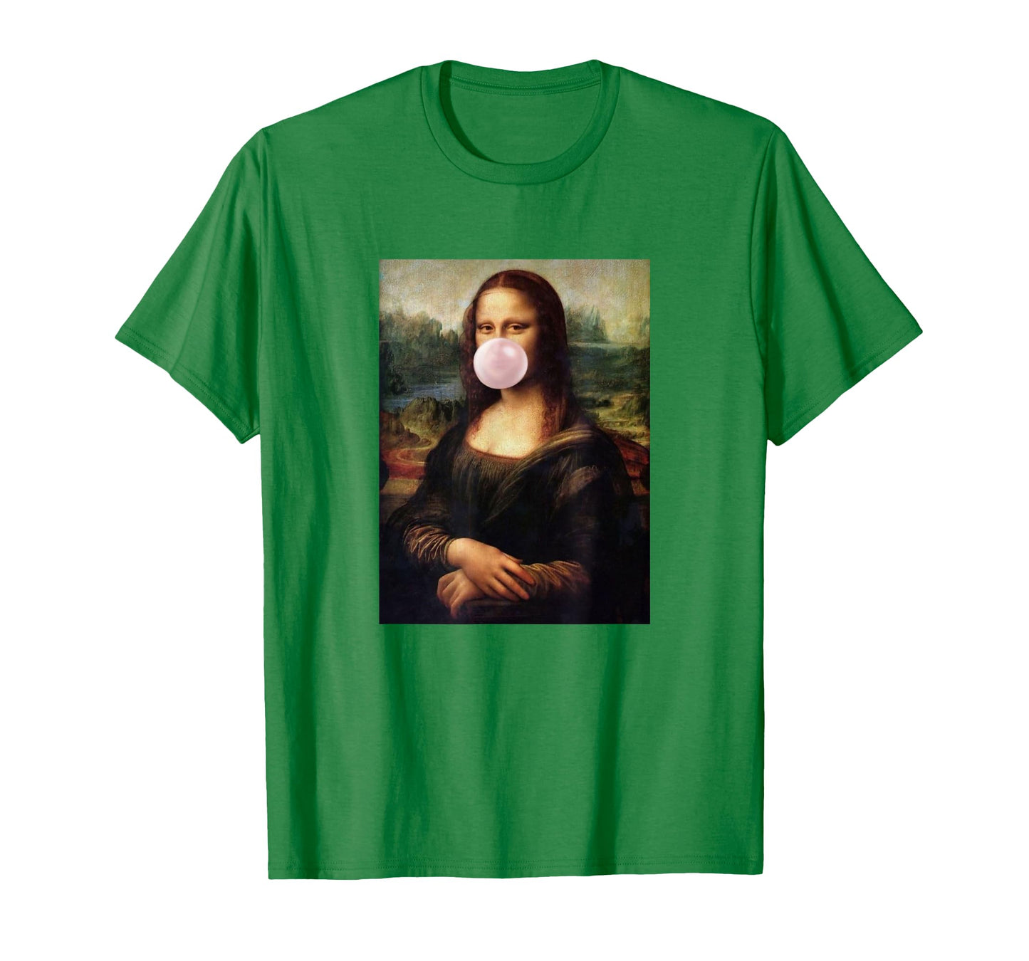 Mona Lisa T-Shirt Mona Lisa Bubblegum Bubble Mona Hoodie Lisa T-Shirt