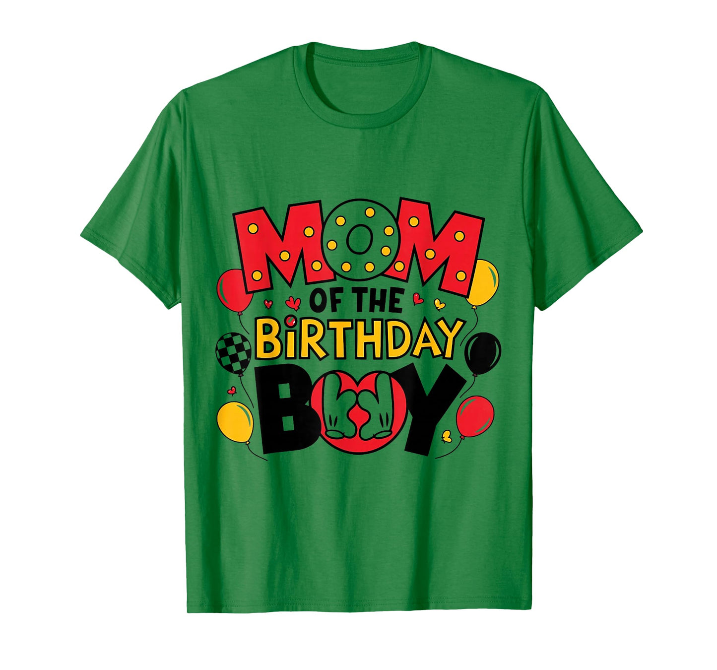 Mom Of The Birthday Boy Shirt Family Matching Mom Son Bday T-Shirt