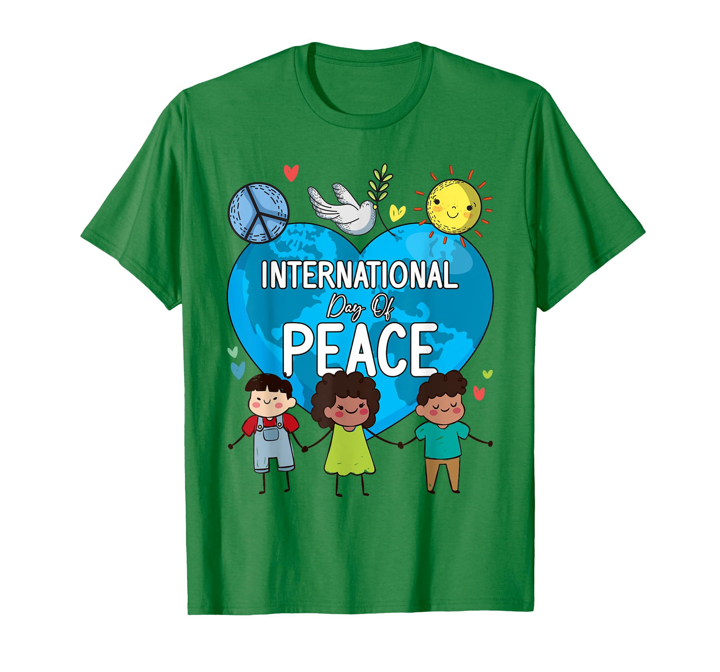 Peace Bird International Day Of Peace September 21st Kids T-Shirt