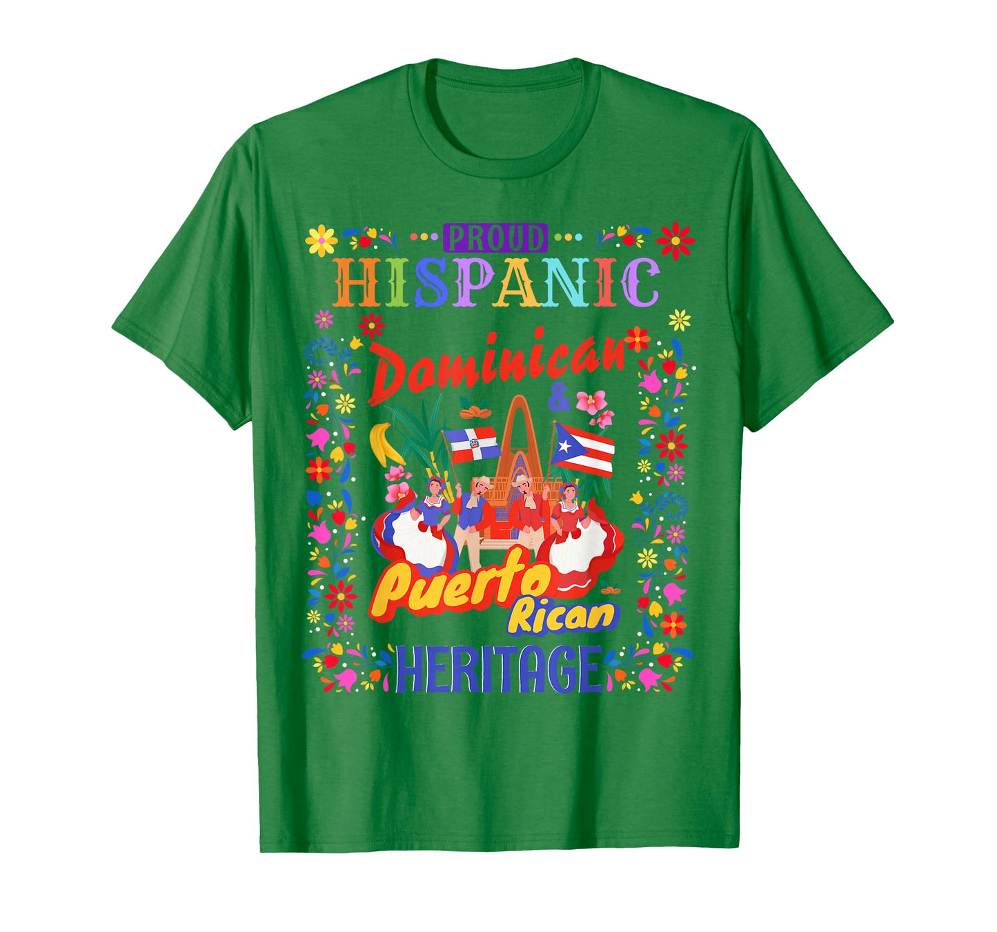 Puerto Rican & Dominican Flag Outfit Idea Women Dominican T-Shirt