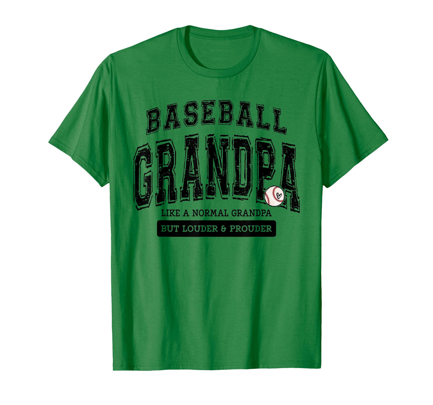 Baseball Grandpa Baseball Father's Day Loud Proud Family T-Shirt