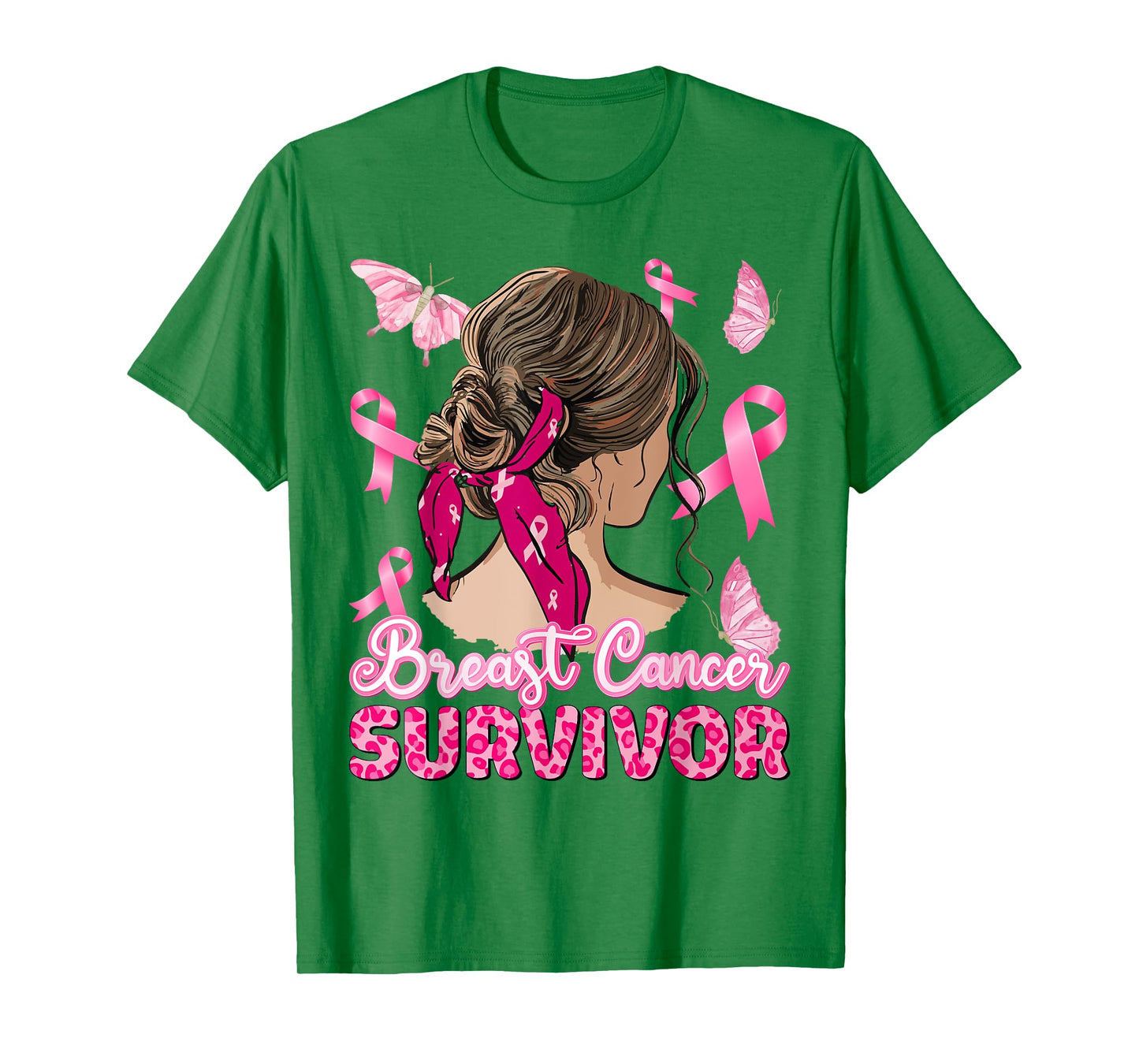 Breast Cancer Awareness Pink Ribbon Survivor Breast Cancer T-Shirt