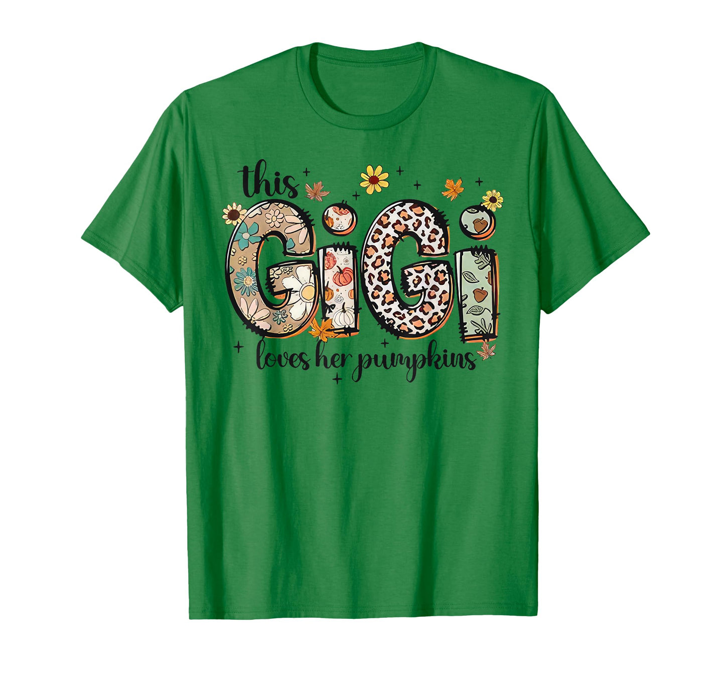 This Gigi Loves Her Pumpkins Fall Thanksgiving T-Shirt