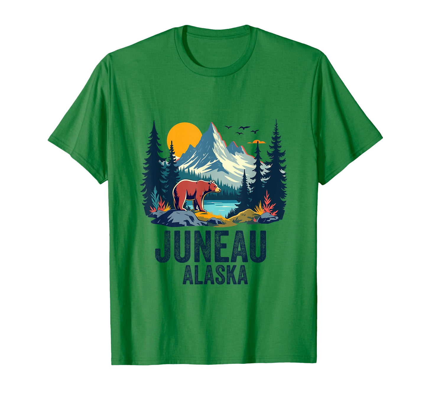 Juneau Alaska Souvenir Men Women Alaskan Trip Family T-Shirt